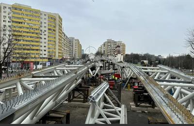 Se lucrează la Pasajul Doamna Ghica. STB anunță că 2 linii de transport își vor schimba traseul pentru ca lucrările să se desfășoare cum trebuie