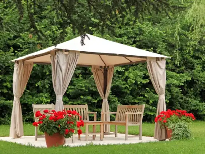 Top 6 pavilioane potrivite pentru grădină