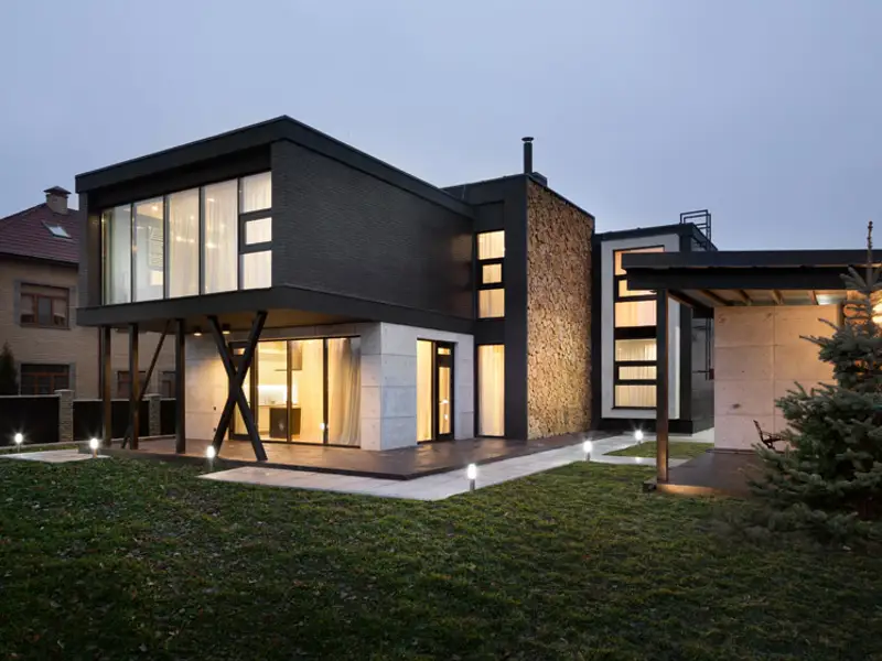 O casa cu un design futurist din Ucraina