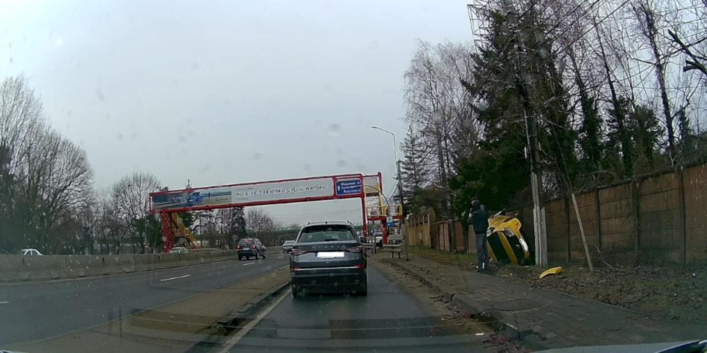 În dimineața zilei de 24 februarie a avut loc un accident rutier în zona aeroportului Otopeni din București