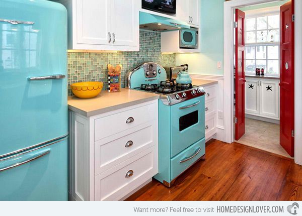 15 designuri de bucatarii vintage