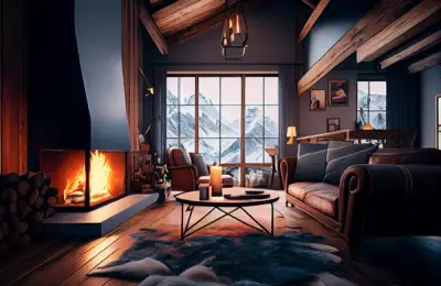 Attic in Winter Hues: How to Transform its Look with a Unique Design