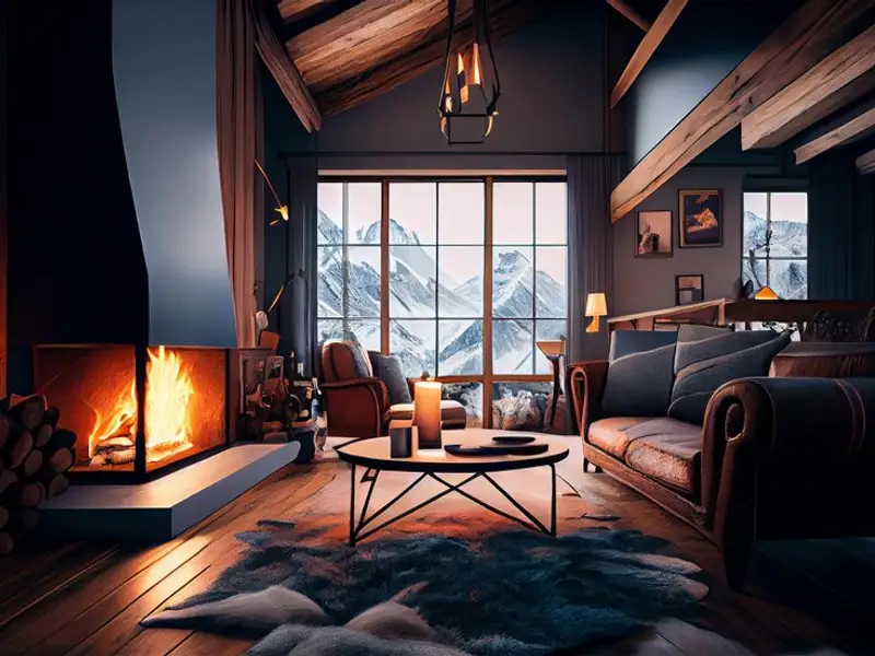 Mansarda în culorile iernii: cum să-i schimbi aspectul cu ajutorul unui design inedit