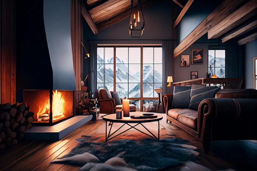 Attic in Winter Hues: How to Transform its Look with a Unique Design