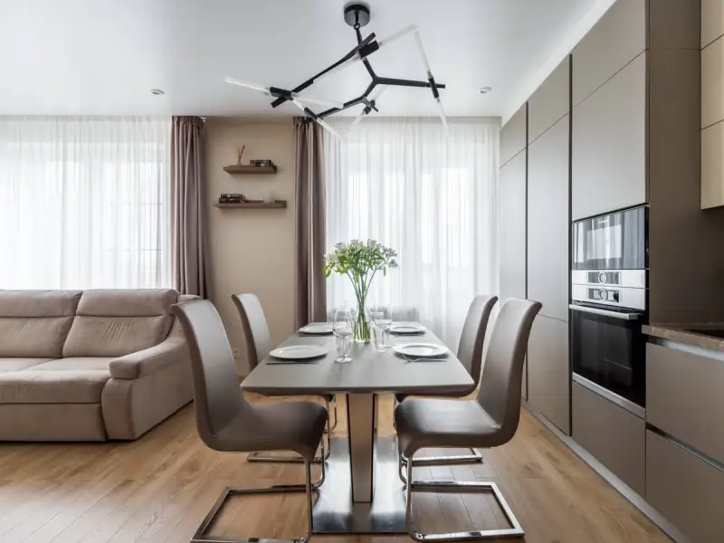 Finisaje pretioase si moderne in amenajarea unui apartament de doua camere