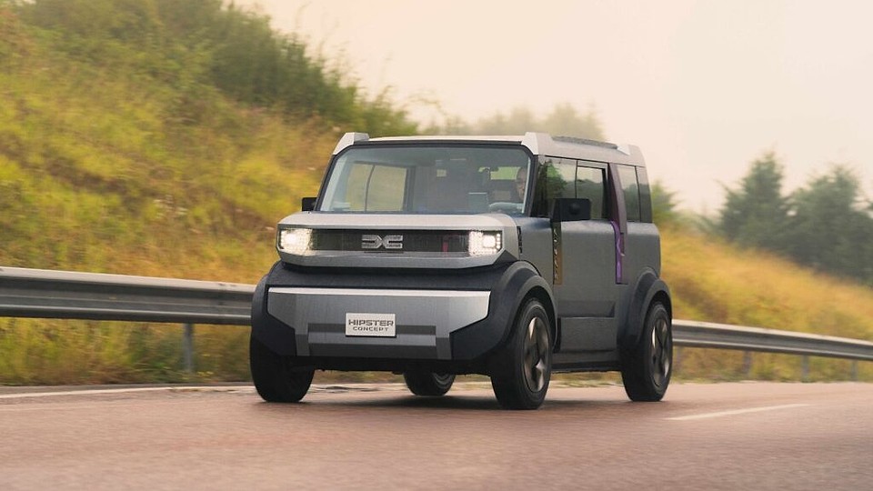 Dacia Hipster Concept: mașina electrică populară, accesibilă și responsabilă – galerie foto