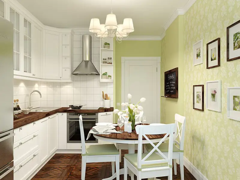 15 modele de bucatarii cu o suprafata de 9 metri patrati