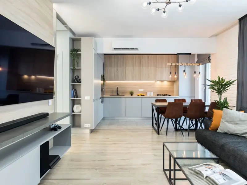 Eleganta si functionalitate intr-un apartament amenajat in tonuri neutre