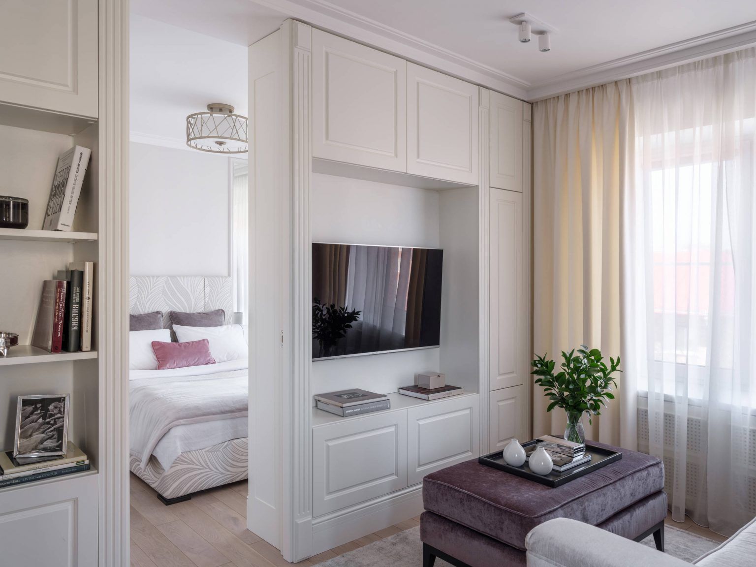 Decor clasic intr-un apartament de 2 camere si 53 mp