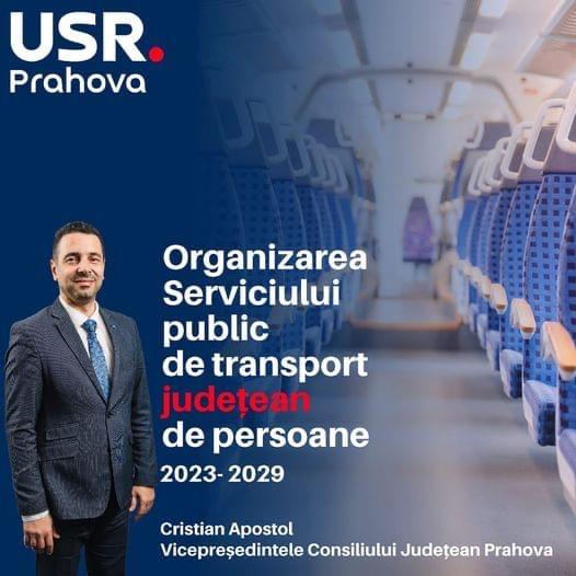 Vicepreședintele CJ Prahova, Cristian Apostol militează pentru reformarea transportului public județean