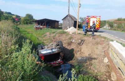 Accident rutier, în această dimineață, în comuna Mociu din județul Cluj