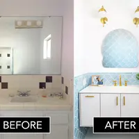 Renovarea unei bai foto inainte si dupa