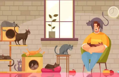 How Cats Influence the Ecological Balance of an Apartment