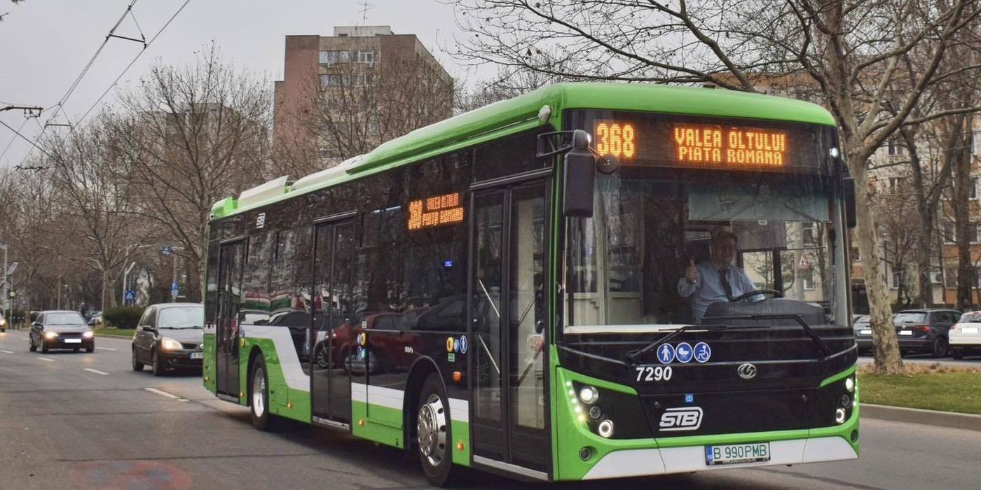 Nicuşor Dan: Din 1 martie, 6 autobuze electrice circulă şi pe linia 368