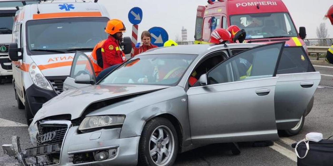 Un accident rutier a avut loc pe centura ocolitoare Vâlcele-Apahida