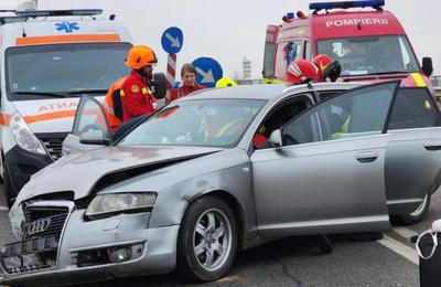 Un accident rutier a avut loc pe centura ocolitoare Vâlcele-Apahida