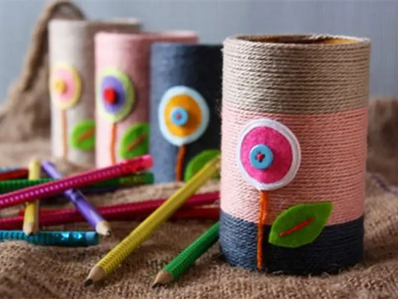 Proiecte DIY cu tuburi de carton reciclate