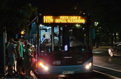 O nouă stație STB a fost deschisă pe Șoseaua Alexandria în București. Potrivit TPBI, autobuzele liniei N114 vor opri aici începând din noaptea de miercuri spre joi