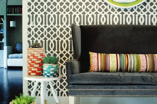 Geometrie in living modele de amenajare