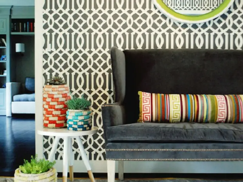 Geometrie in living modele de amenajare