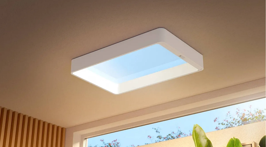 Philips Skylight: plafoniera inteligentă care încearcă să aducă senzația luminii naturale în locuință