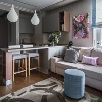 Apartament de trei camere modern amenajat pentru un cuplu tanar
