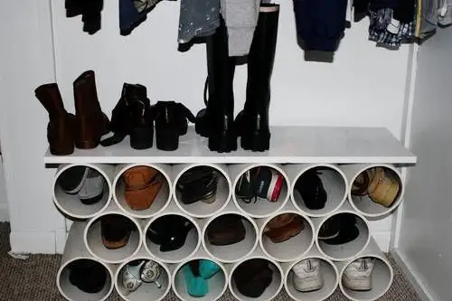 DIY Raft din teava din PVC pentru incaltaminte