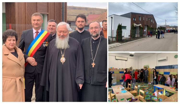 În Jucu-Herghelie a fost inaugurată luni dimineața noua creșă și grădiniță cu program prelungit