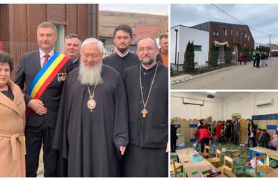 În Jucu-Herghelie a fost inaugurată luni dimineața noua creșă și grădiniță cu program prelungit