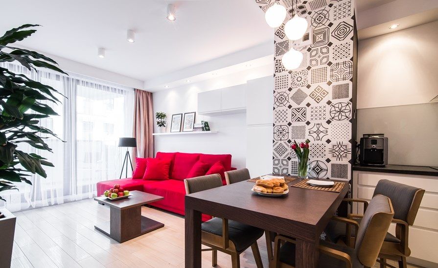 O amenajare cu accente inedite intr-un apartament de 3 camere