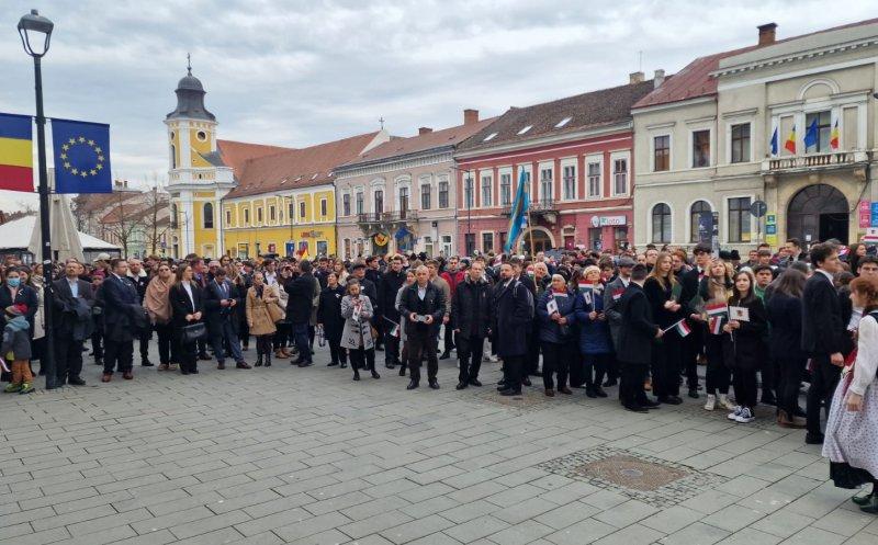 Ieri, 15 martie 2023, cetățenii maghiari din Cluj-Napoca au sărbătorit Ziua Maghiarilor de Pretutindeni