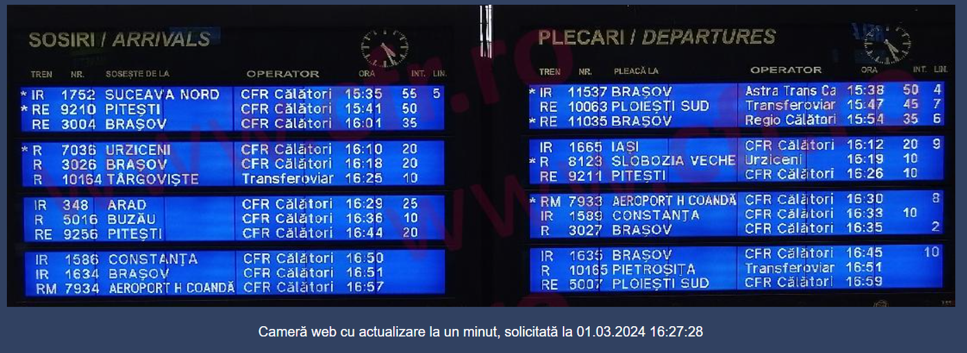 Deranjament la sistemul de semnalizare CFR, trenurile circulă în condiţii speciale pe relaţia Chitila Buftea