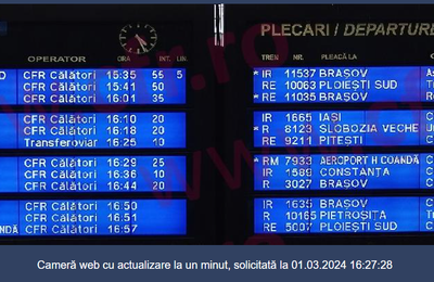 Deranjament la sistemul de semnalizare CFR, trenurile circulă în condiţii speciale pe relaţia Chitila Buftea
