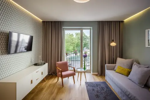 Un apartament de 45 mp amenajat cu strictul necesar