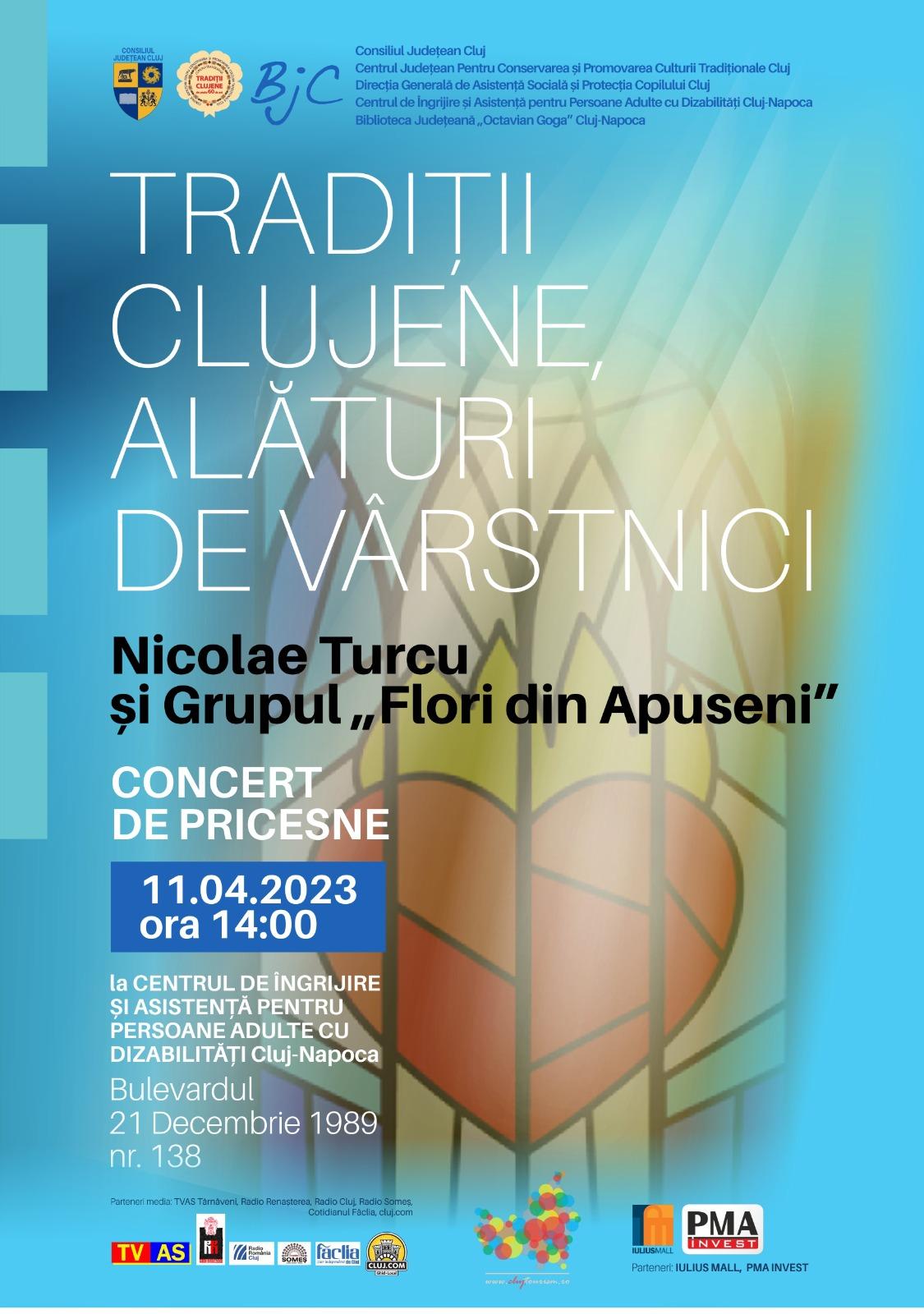 Marți, 11 aprilie 2023, are loc concertul de pricesne dedicat persoanelor vârstnice