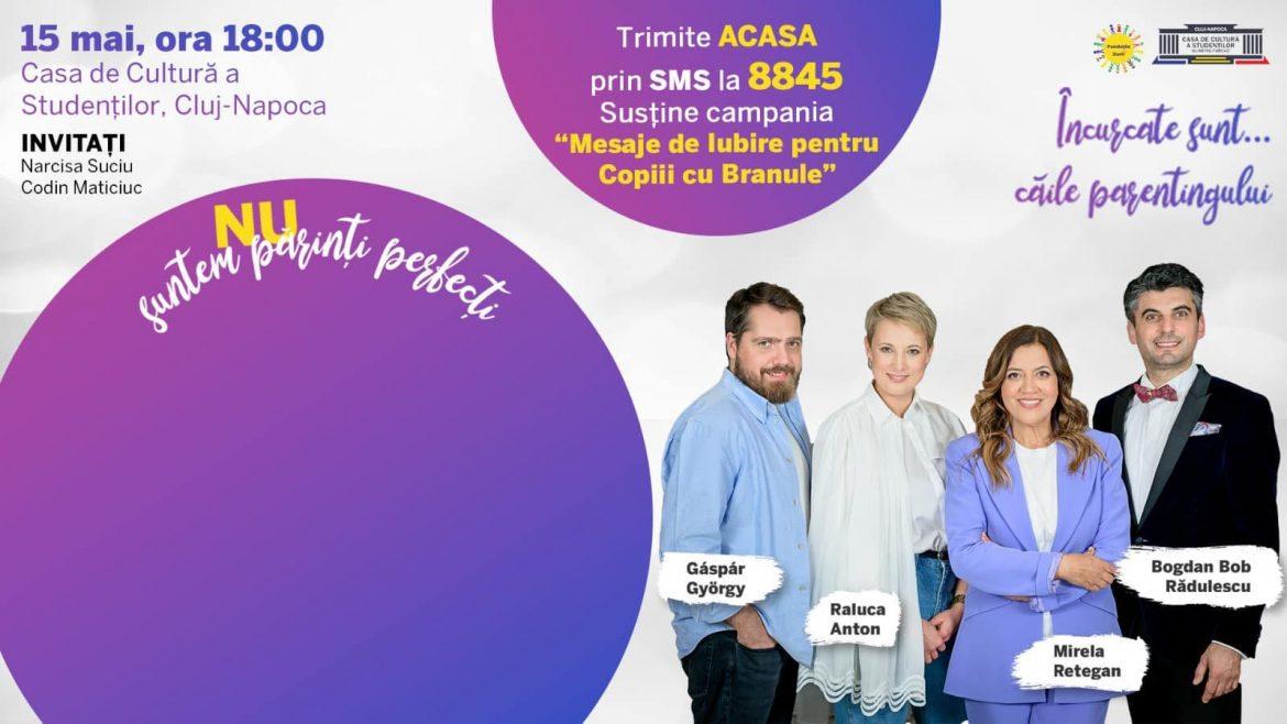 În data de 15 mai 2023, la Cluj-Napoca are loc conferința “Nu sunt un părinte perfect”
