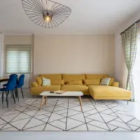 Amenajare zona de zi pentru un cuplu de tineri Casa in stil scandinav