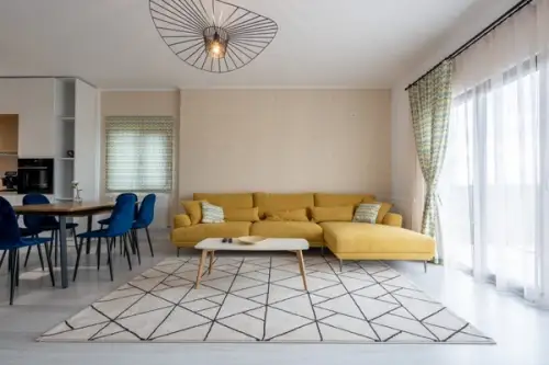 Amenajare zona de zi pentru un cuplu de tineri Casa in stil scandinav