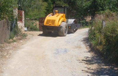 CJ Cluj desfășoară lucrări de întreținere curentă și periodică pe lotul 2 al drumului județean DJ 107 Plopi-Gura Râșca