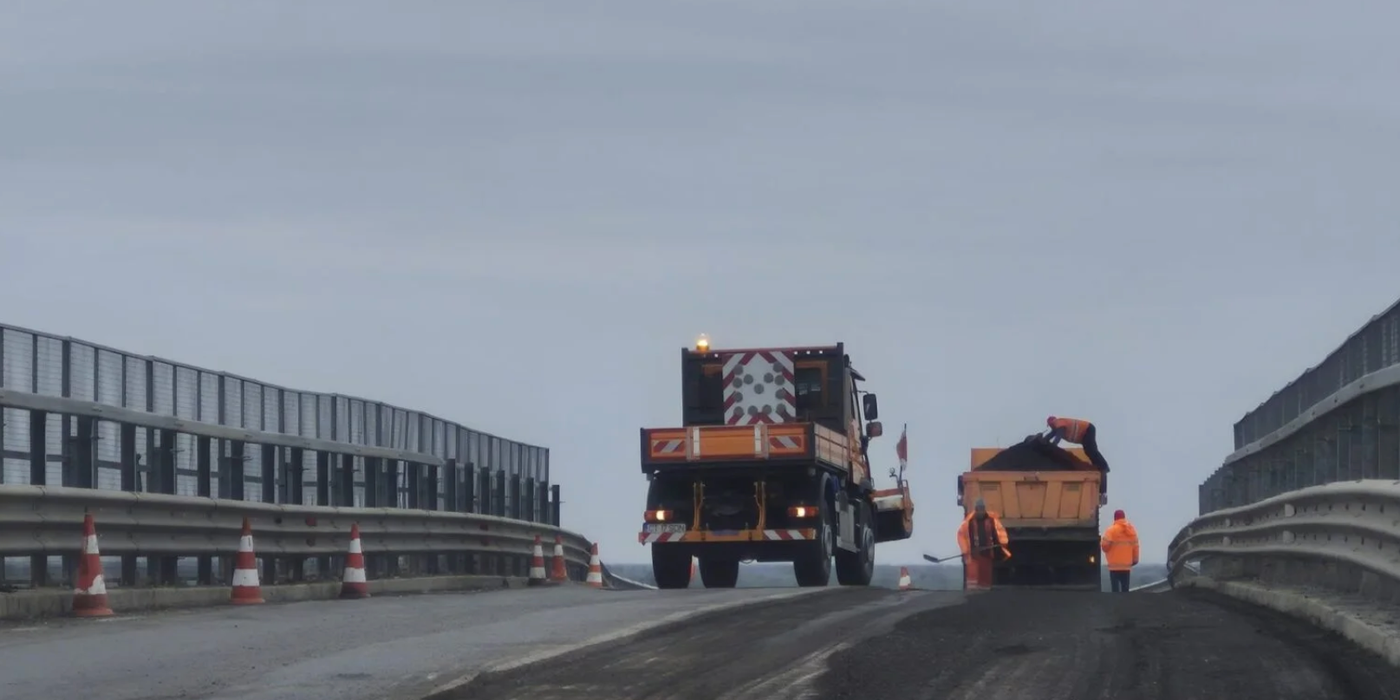 Lucrările la podul de pe DN2A (Crucea) se prelungesc până în iunie