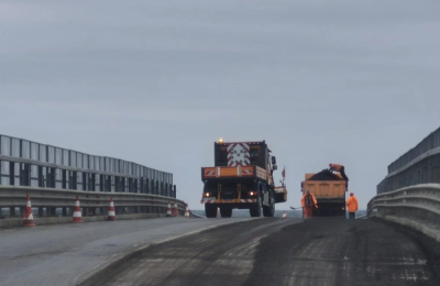 Lucrările la podul de pe DN2A (Crucea) se prelungesc până în iunie