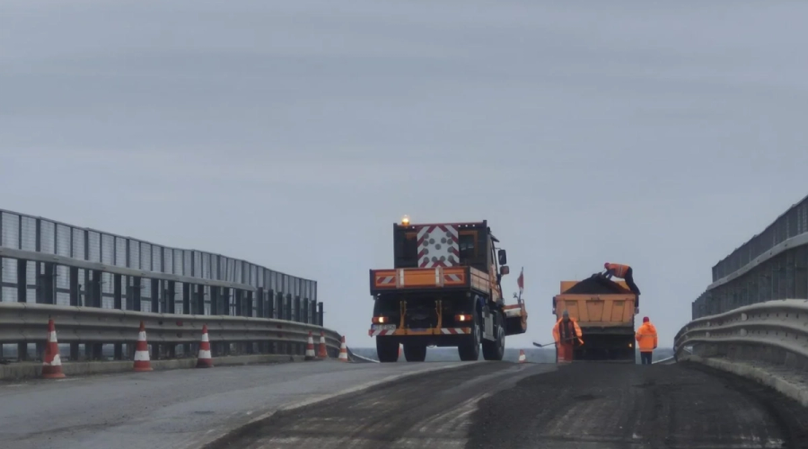 Lucrările la podul de pe DN2A (Crucea) se prelungesc până în iunie