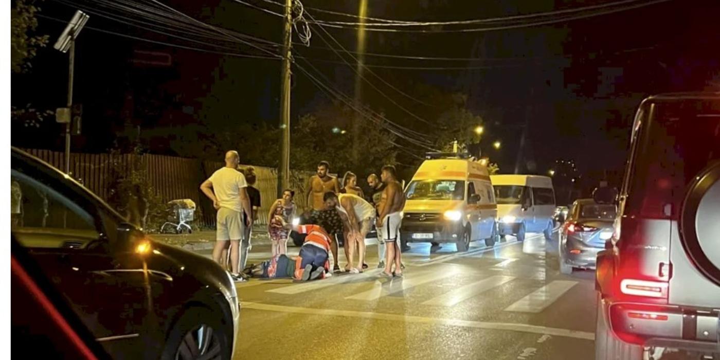 Un pieton a fost lovit azi-noapte de o mașină în timp ce traversa pe o trecere de pe Șoseaua Fundeni