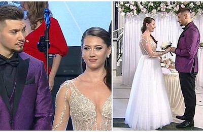 Gabriela și Valentin au făcut nunta. Cum a arătat ea în rochie de mireasă și ce imagini au apărut cu ei