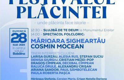 Duminică, 28 iulie, are loc cea de-a doua ediție a „Festivalului Plăcintei” în comuna clujeană Bobâlna