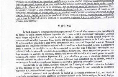Supercom a majorat deja tarifele la gunoi