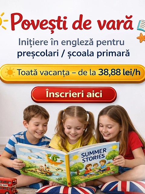 Școala de engleză FollowMe dă startul înscrierilor pentru cursurile de vară 2026
