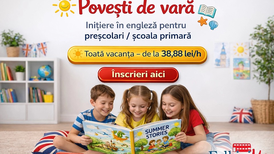 Școala de engleză FollowMe dă startul înscrierilor pentru cursurile de vară 2026