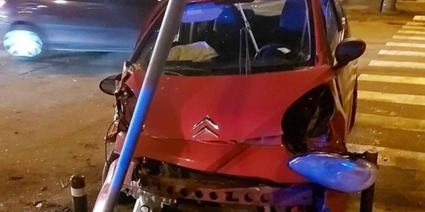 Accident rutier, miercuri seara, în Piața 14 Iulie din Cartierul Grigorescu