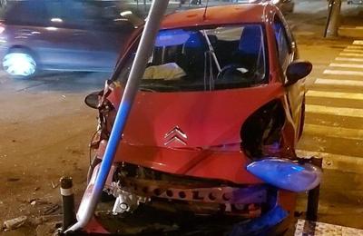 Accident rutier, miercuri seara, în Piața 14 Iulie din Cartierul Grigorescu